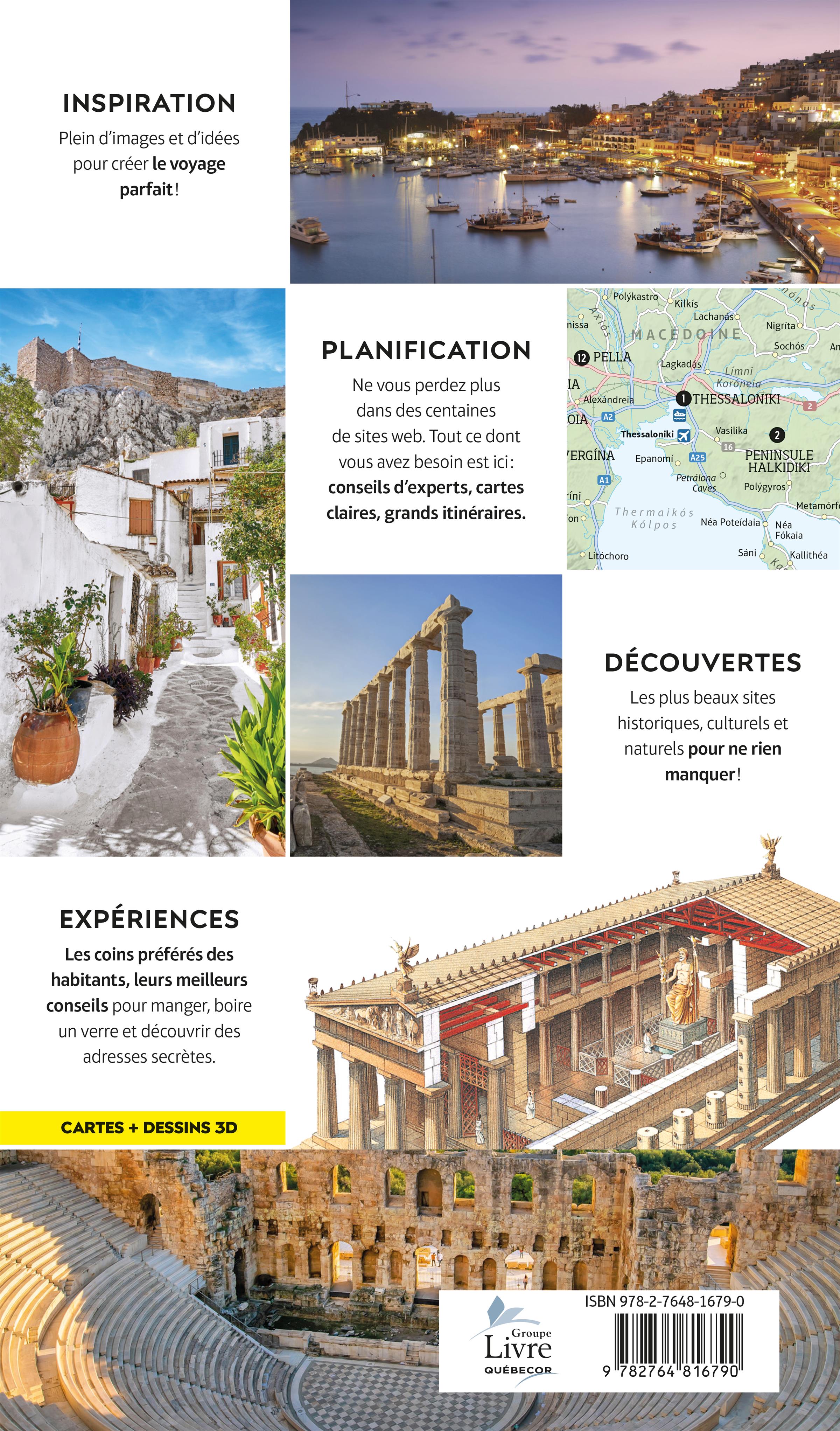 Couverture du livre de Guides Voir - Grèce : Athènes et le continent 8e édition - papier format