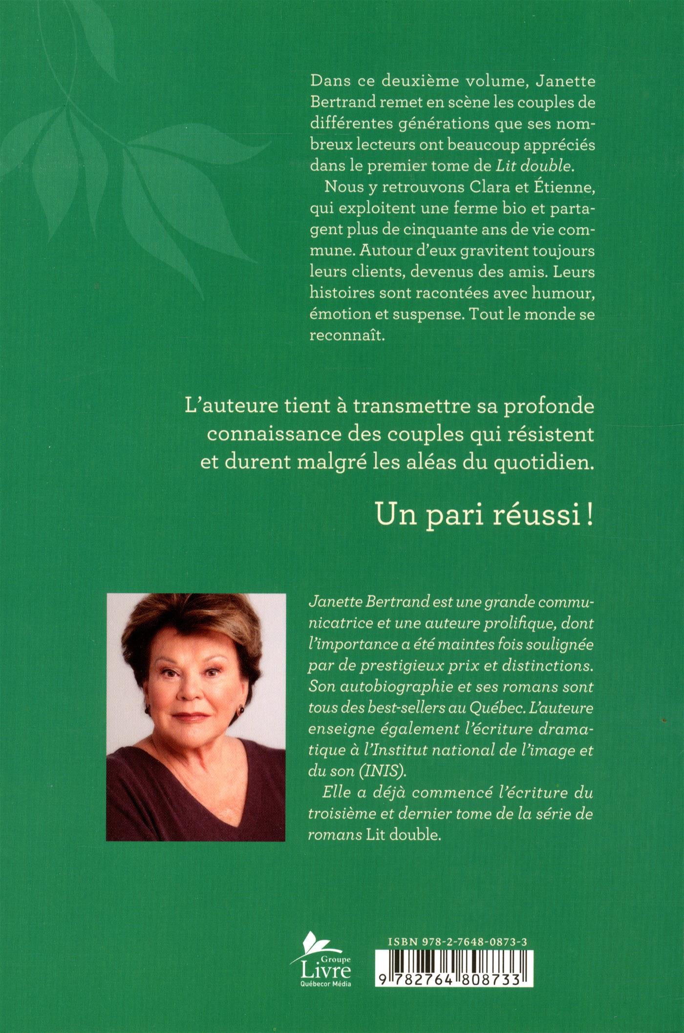Couverture du livre de Lit double, tome 2 - papier format